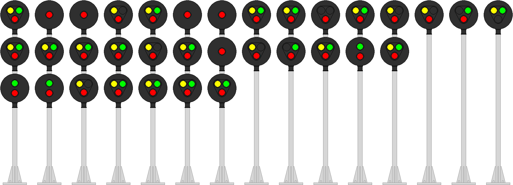 Tri-light signal variants by MisterPSYCHOPATH3001 on DeviantArt