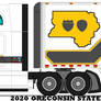 Oreconsin State Police semi trailer