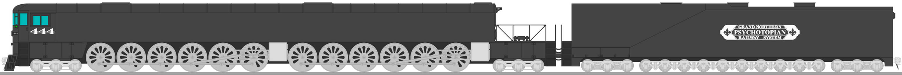 Deviantart Train Engine GNPR 6-12-12-6 Locomotive by MisterPSYCHOPATH3001 on DeviantArt