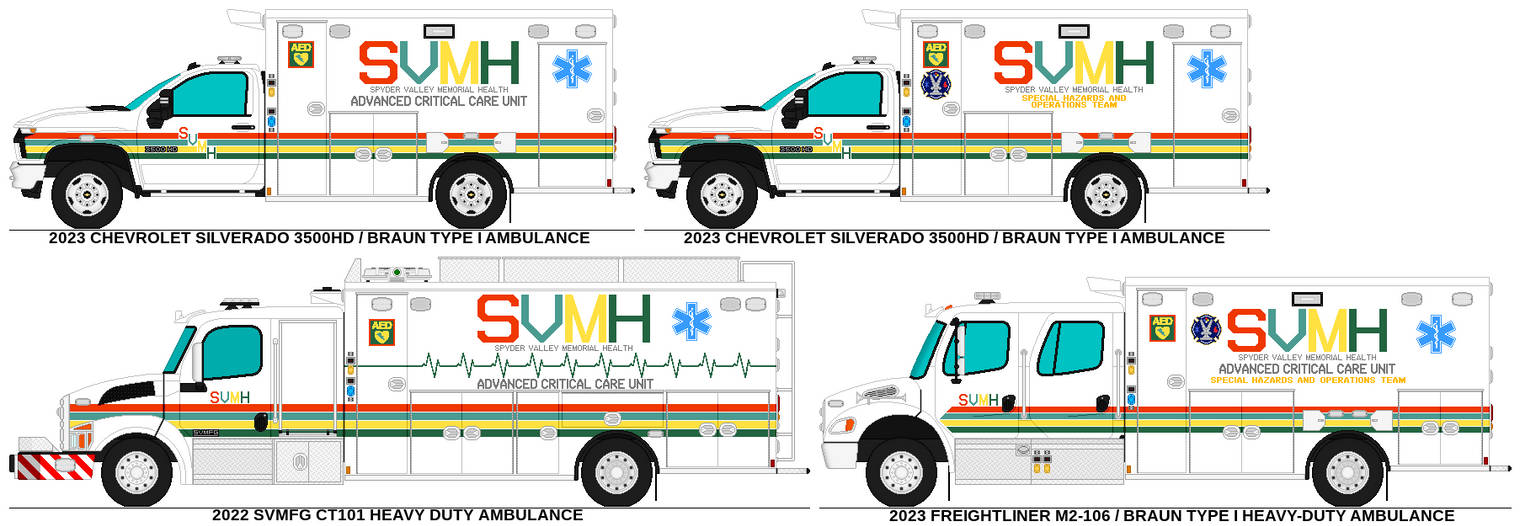 Spyder Valley Memorial Health ambulances by MisterPSYCHOPATH3001 on ...