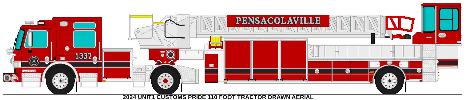 Pensacolaville fire co. ladder 1337