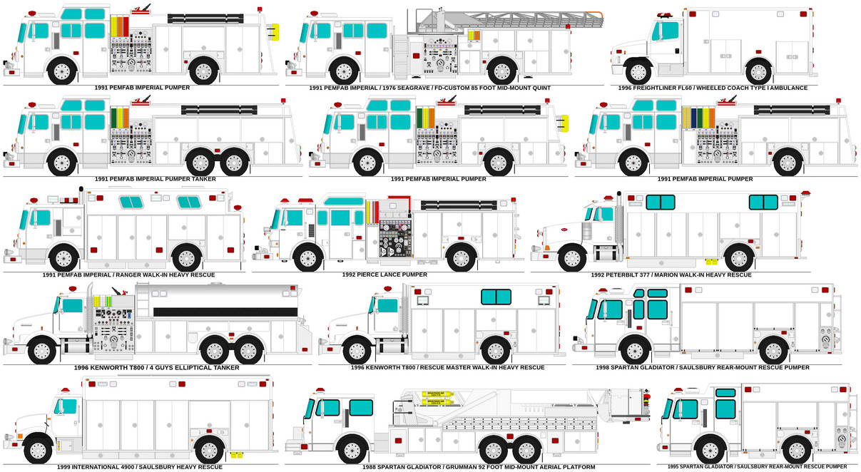 Random fire apparatus roster by MisterPSYCHOPATH3001 on DeviantArt