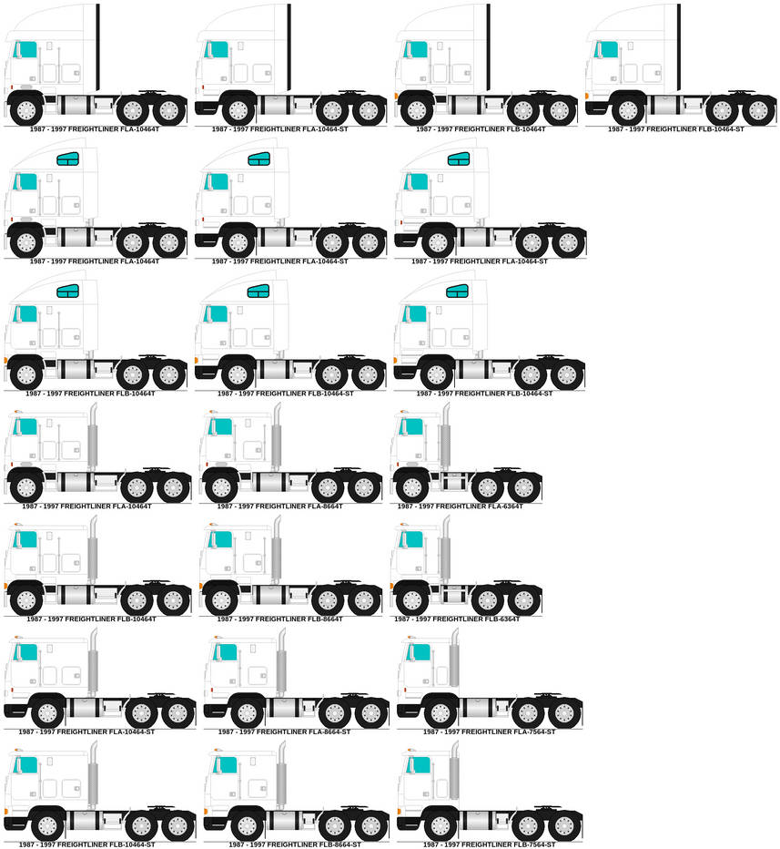 Freightliner FLA and FLB by MisterPSYCHOPATH3001 on DeviantArt