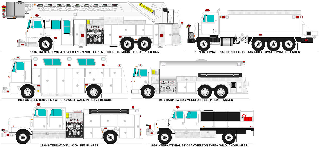 Smrp Fire Roster Random fire apparatus roster 2 by MisterPSYCHOPATH3001 on DeviantArt