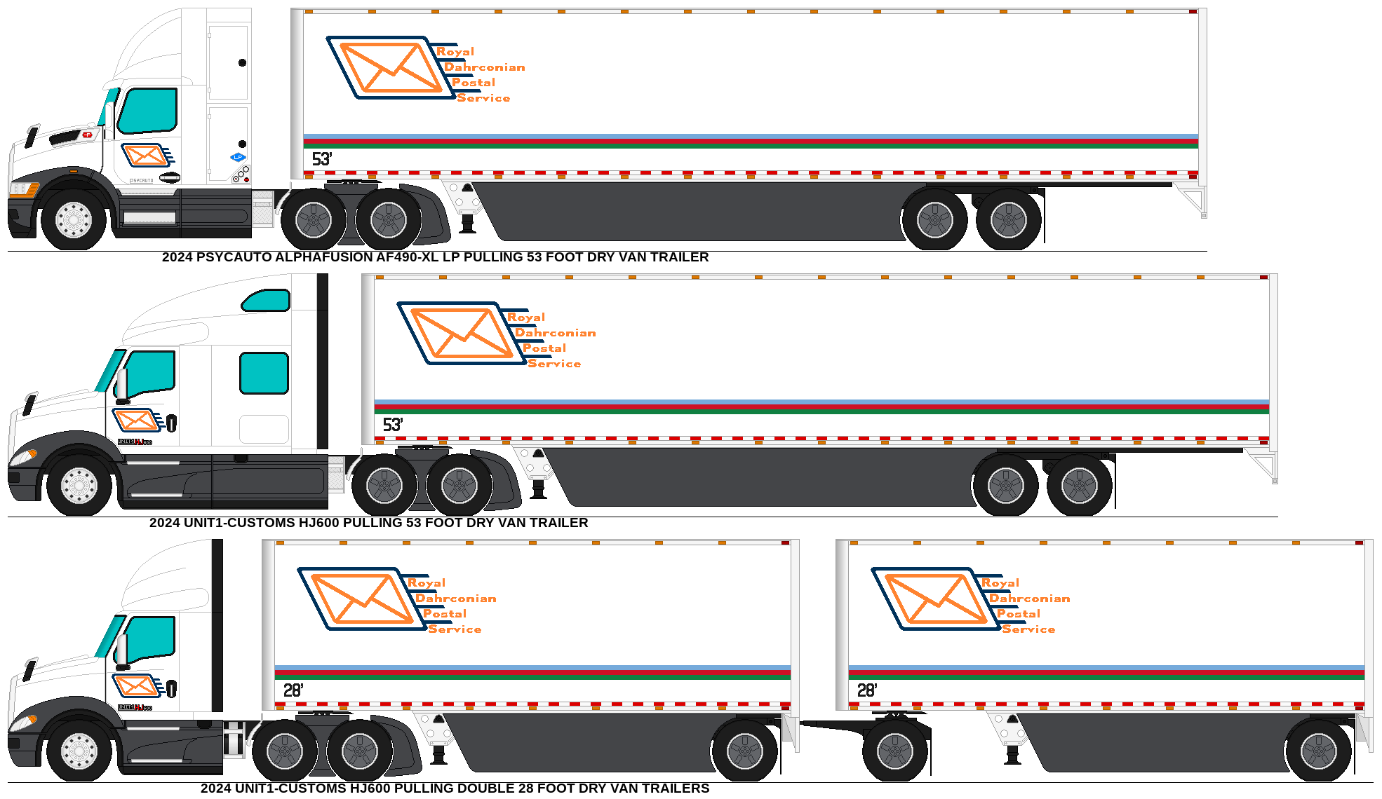 Royal Dahrconian Postal Tractor Trailers By MisterPSYCHOPATH3001 On royal-dahrconian-postal-tractor-trailers-by-misterpsychopath3001-on