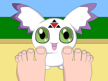 Calumon Front of Jeri's Toes