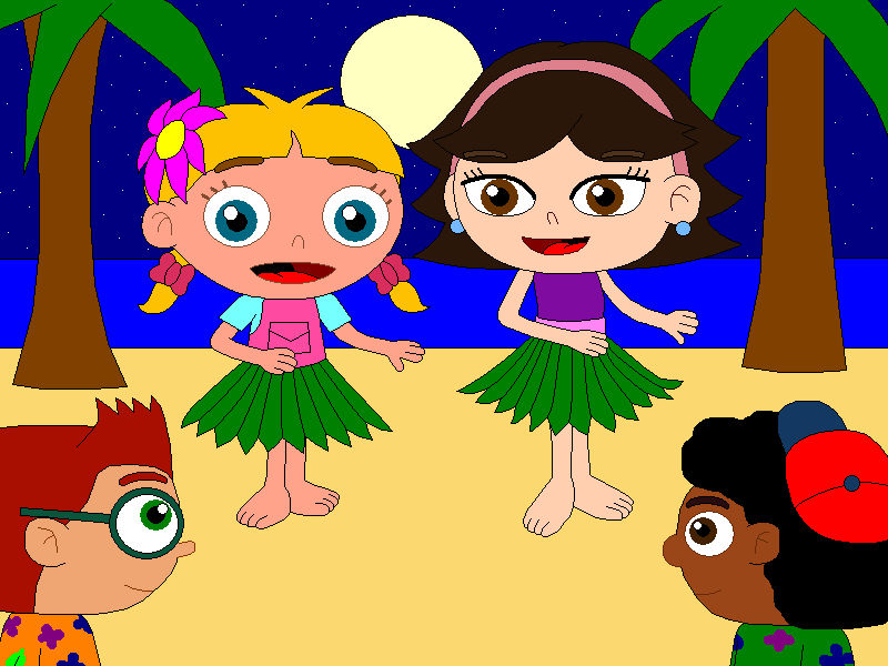 Hula Dancing Girls by Gamekirby on DeviantArt