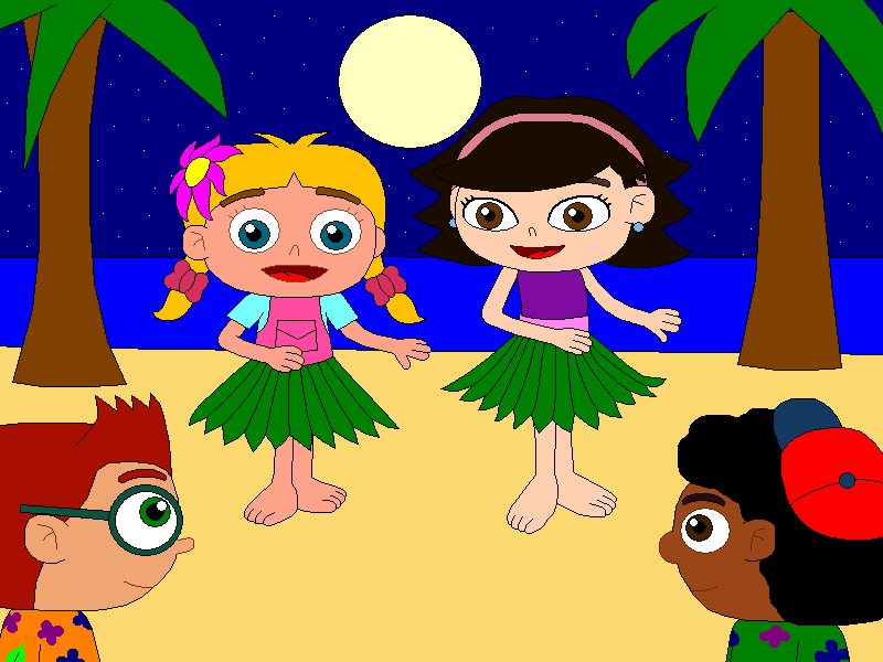 Hula Dancing Girls by Gamekirby on DeviantArt