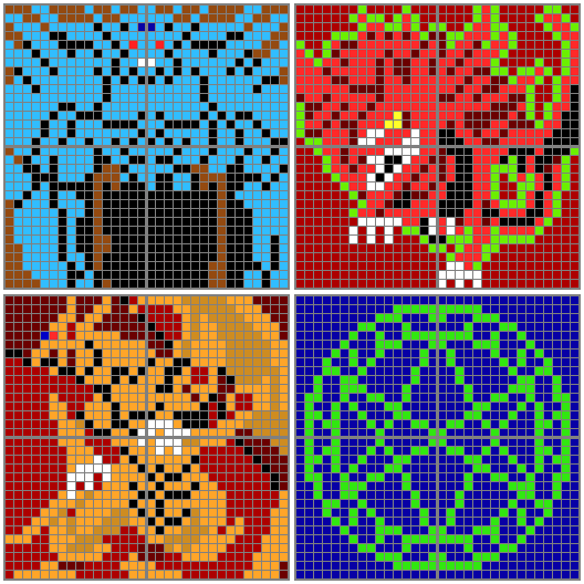 Egyptian Gods Ac Patterns By Gamekirby On Deviantart