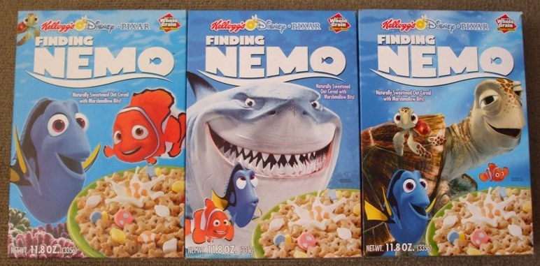 Finding Nemo Cereals by Gamekirby on DeviantArt