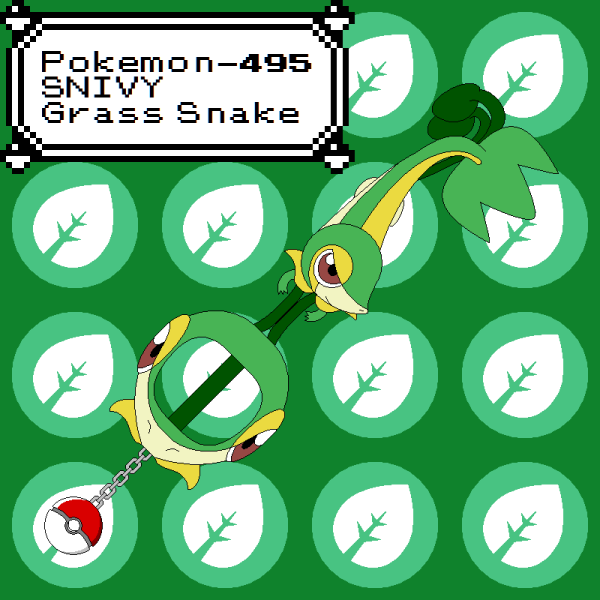 Pokemon Keyblade 495 - Snivy