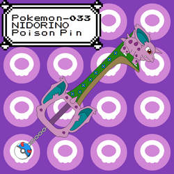 Pokemon Keyblade 033 - Nidorino by Gamekirby