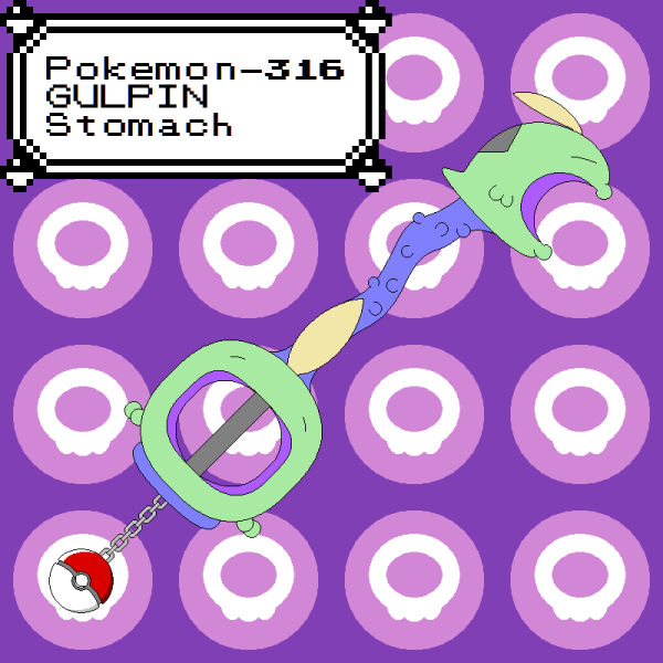 Pokemon Keyblade 316 - Gulpin by Gamekirby on DeviantArt