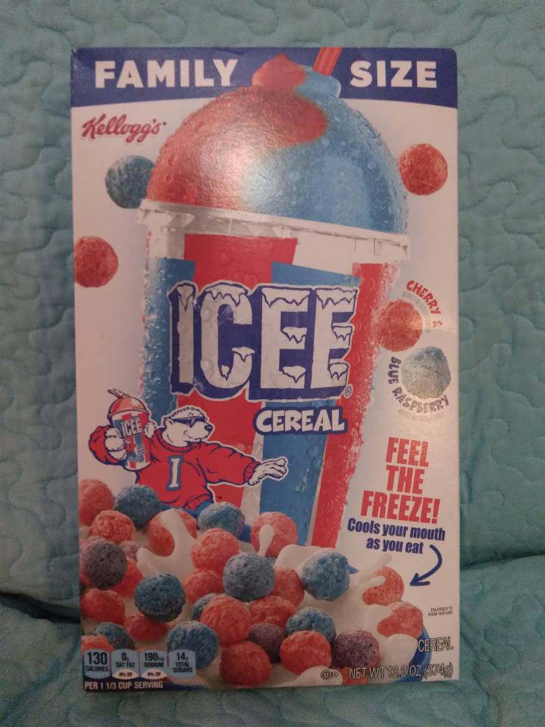 Icee Cereal Box by Gamekirby on DeviantArt
