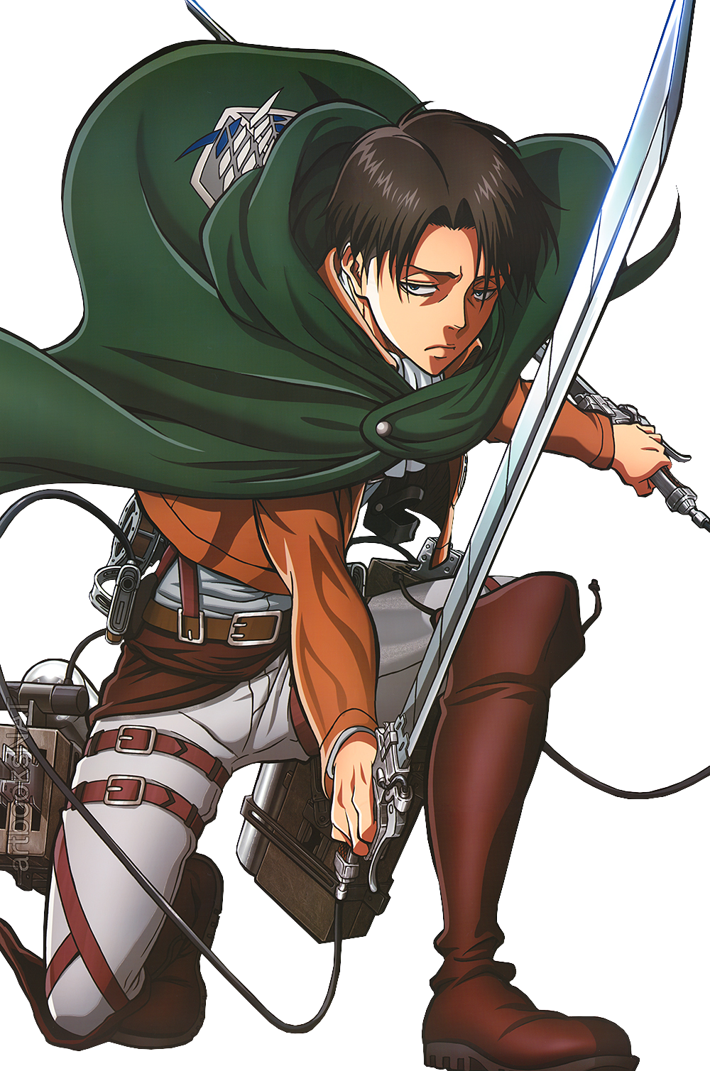 Levi Ackerman Render By Buntglass On Deviantart