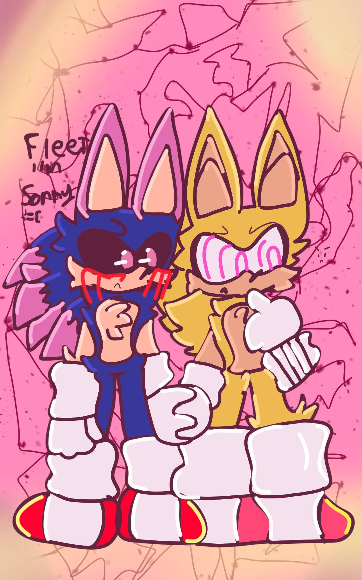 Fleetway x Exe by ImjusthereUwU on DeviantArt