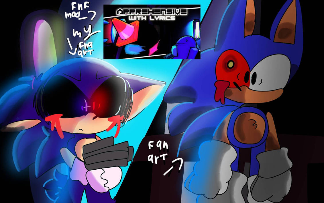 Rewwrite Sonic Sonic exe vs rewrite sonic apprehensive imposter by sonicnexe on DeviantArt
