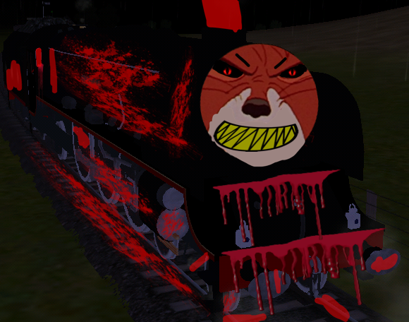 Deviantart Fox Engine Blood Blandford the evil fox ghost engine by Trainnboy11 on DeviantArt