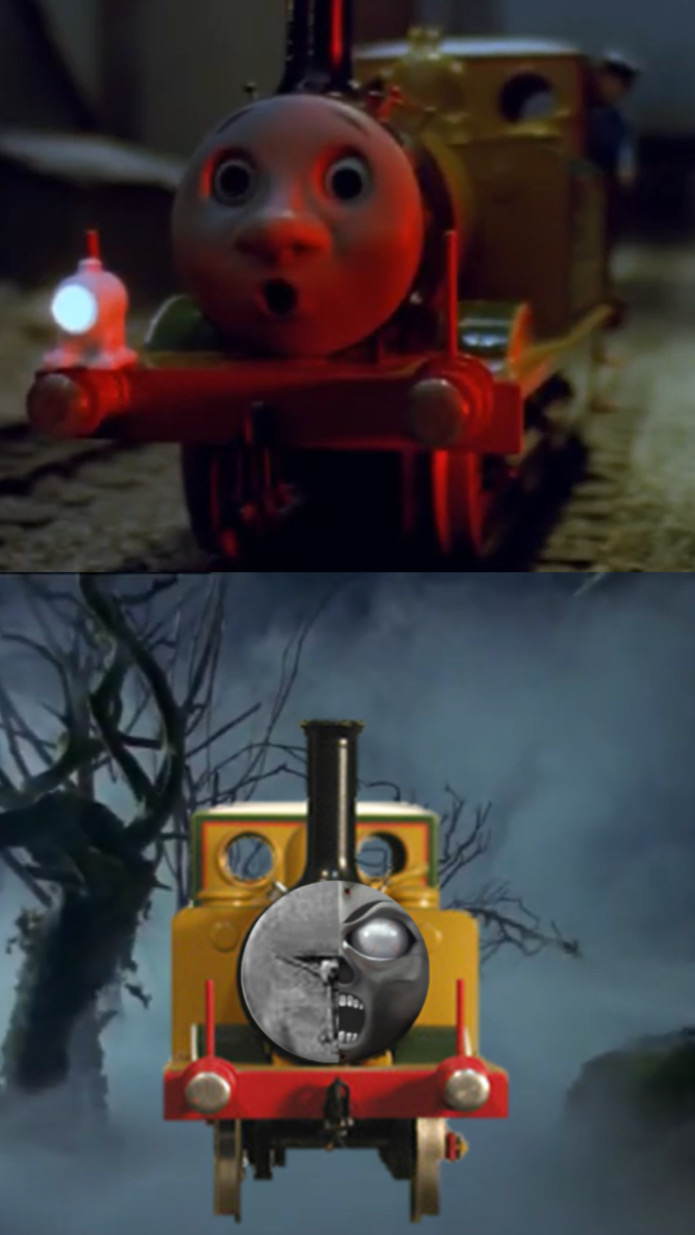 Stepney's encounter with the half engine by Trainnboy11 on DeviantArt