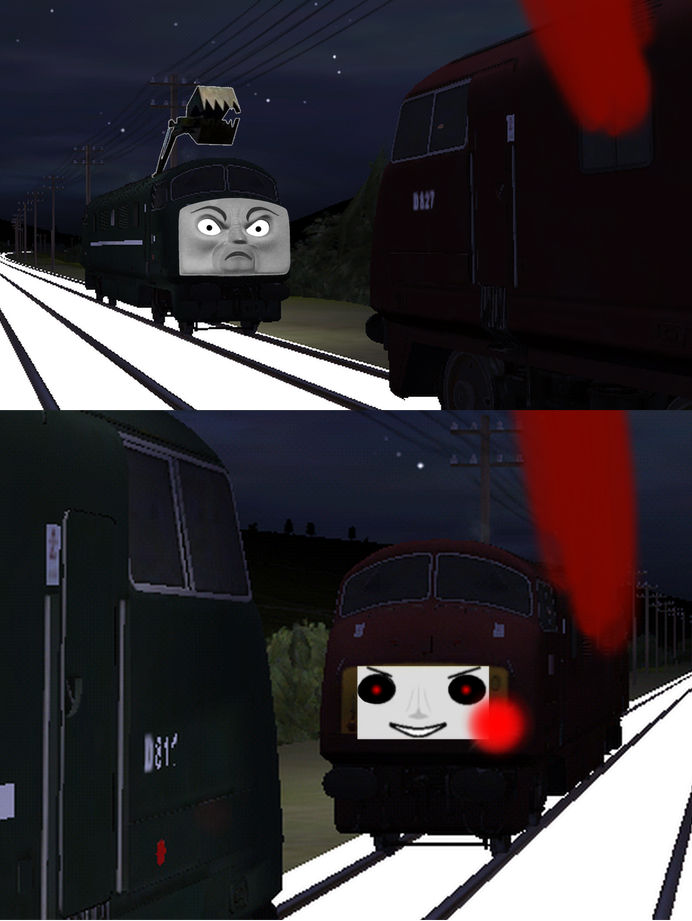 Diesel 10 confronts diesel 5 by Trainnboy11 on DeviantArt