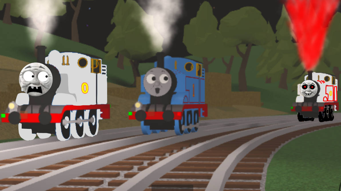Thomas and Timothy get's chased by Timothy.EXE by Trainnboy11 on DeviantArt