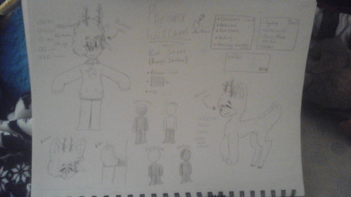 blurry rough sketch of a ref sketch by ChibiGamingYT on DeviantArt