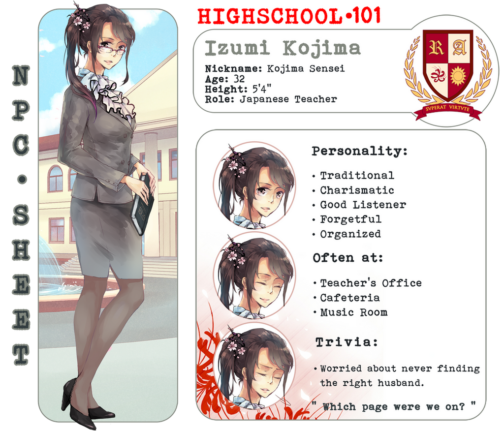 HS101: Izumi Kojima [NPC]