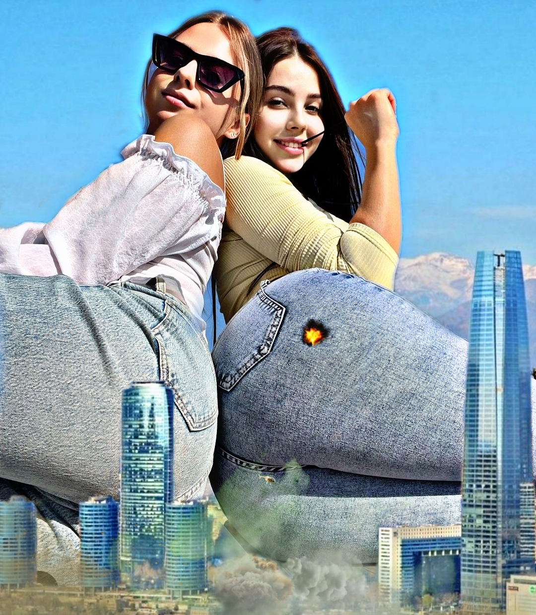 Two Giantess Butt Crush City By ObaOba22 On DeviantArt two-giantess-butt-crush-city-by-obaoba22-on-deviantart