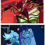 Panty and Stocking see Alastor's full demon form