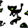 Doodles ~ One eyed cat