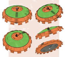 Disk/Saucer Land Speeder