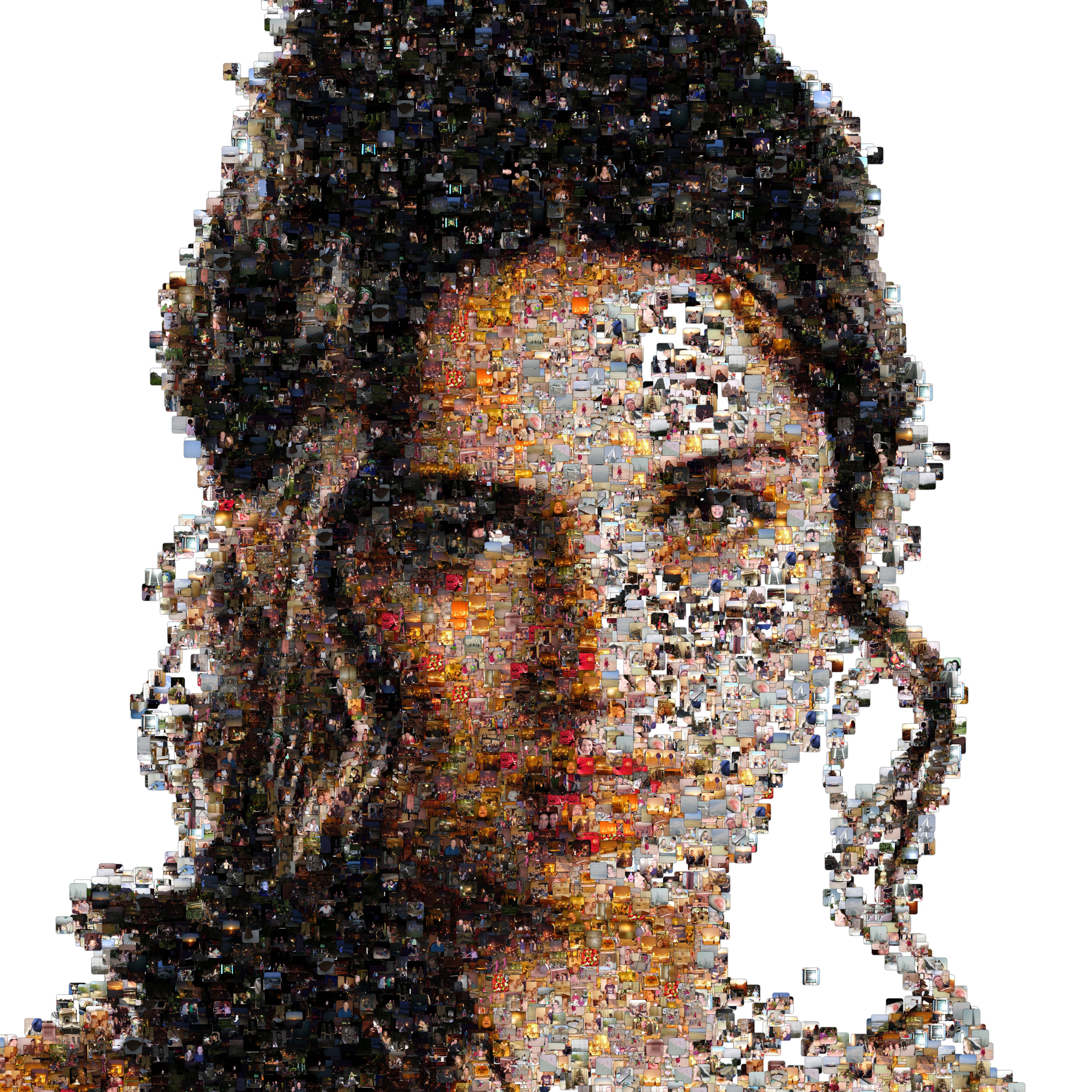 Ana de Armas photo mosaic