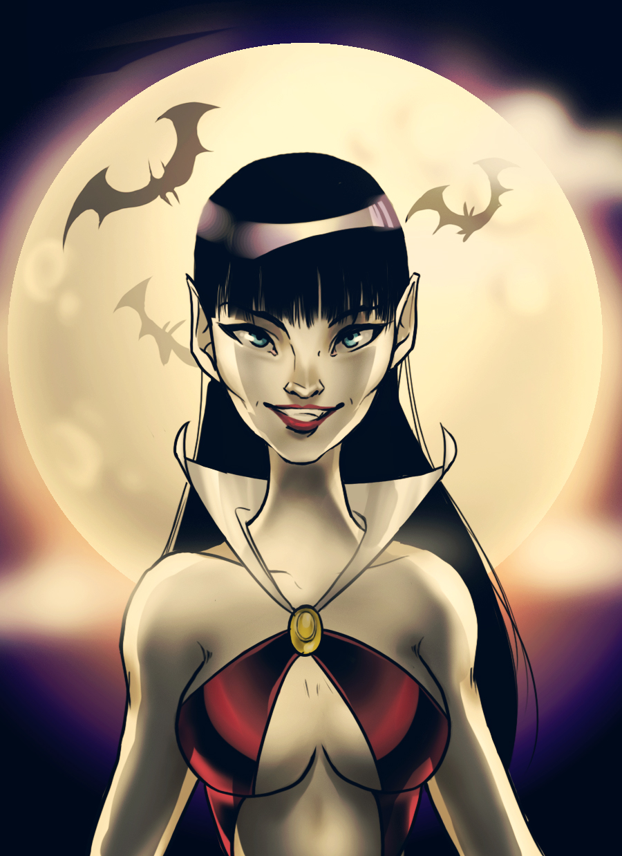 VAMPIRELLA- COLOURED