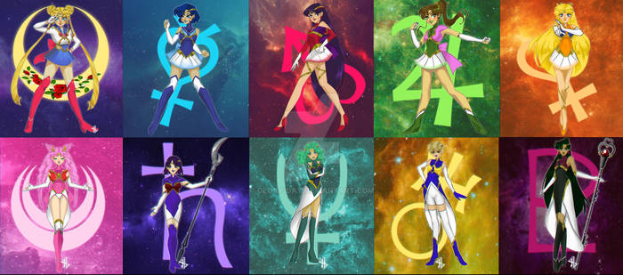 Sailor Moon Infinity Inner + Outer