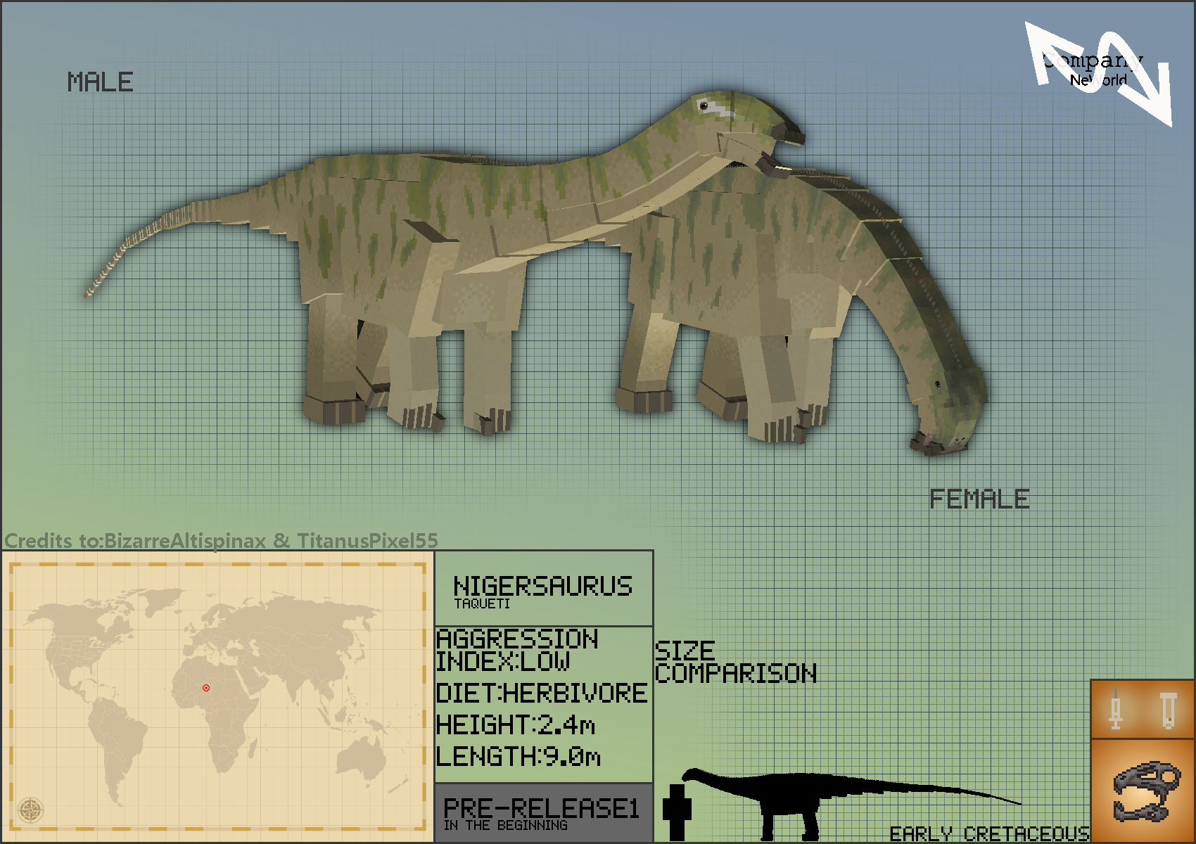 New World // Nigersaurus by NewWorldMod on DeviantArt