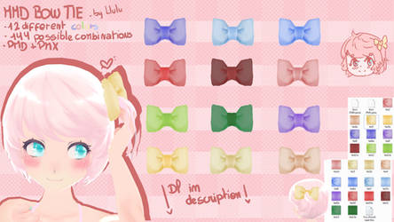 MMD|Cute Ribbons + DOWNLOAD