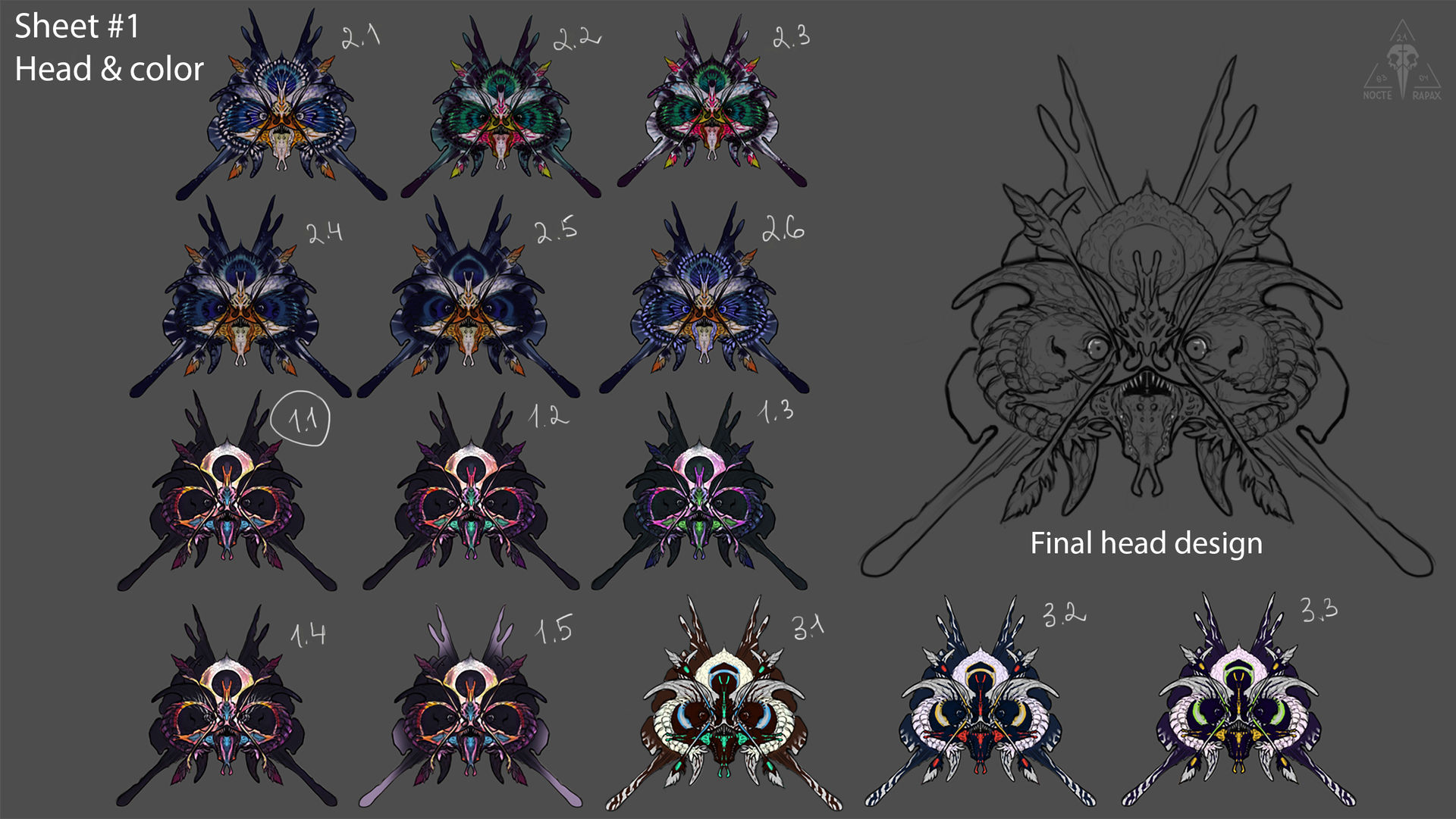 Mimic - design process 1 by NocteRapax on DeviantArt