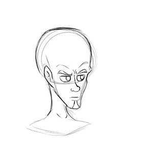 Megamind little sketch animation test