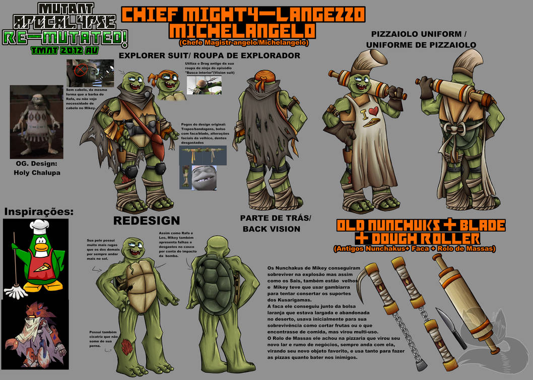 Mutant A. Re-mutanted: Mikey by GeottiGuara on DeviantArt