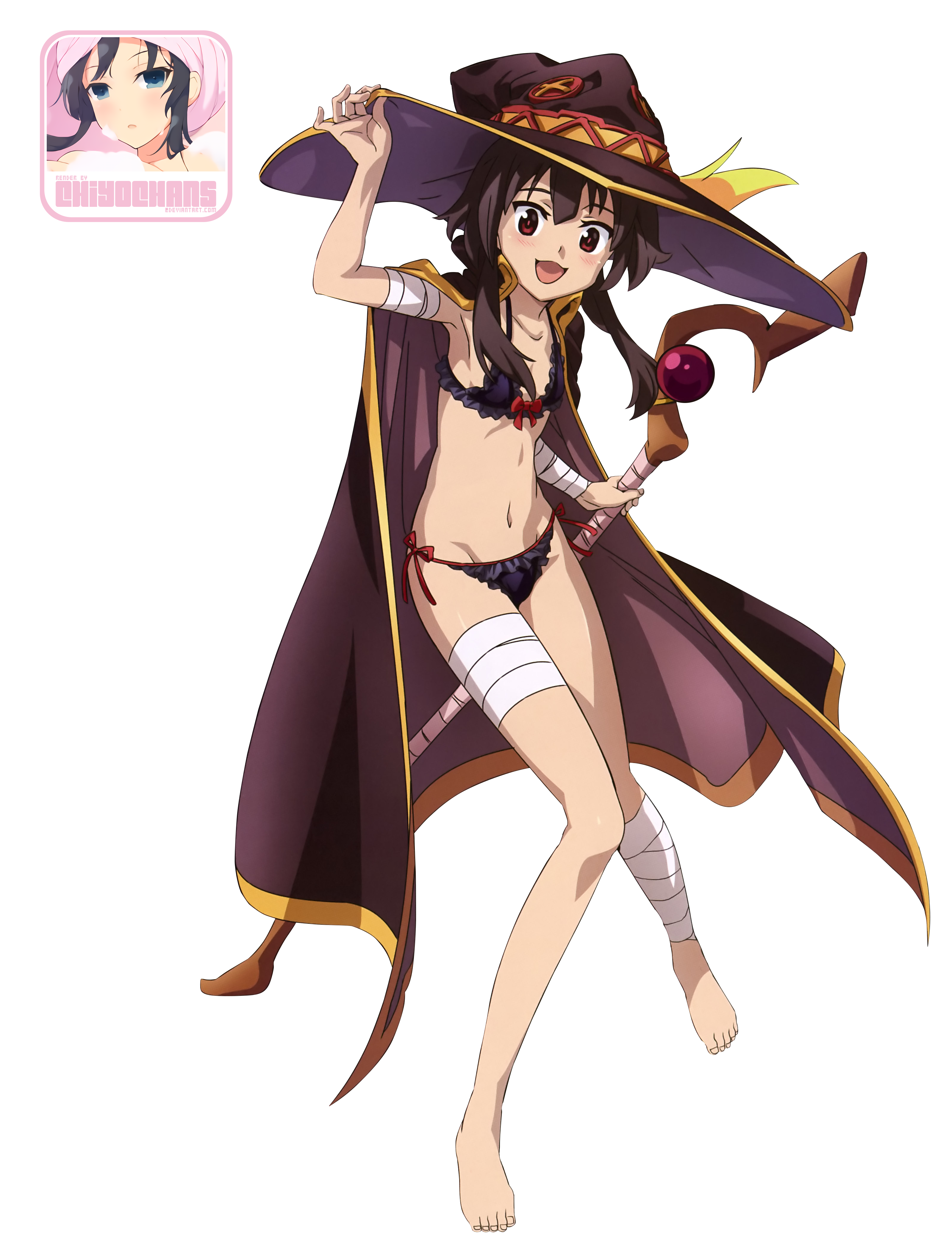 Megumin Running Megumin by chiyochans on DeviantArt