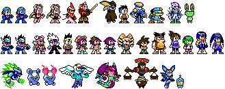Battle Network/Star Force MMClassic style sprites