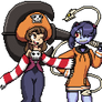 May and Squigly Clothes Swap Pixel Art