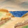 Seaside - Island Beach State Park - Watercolor