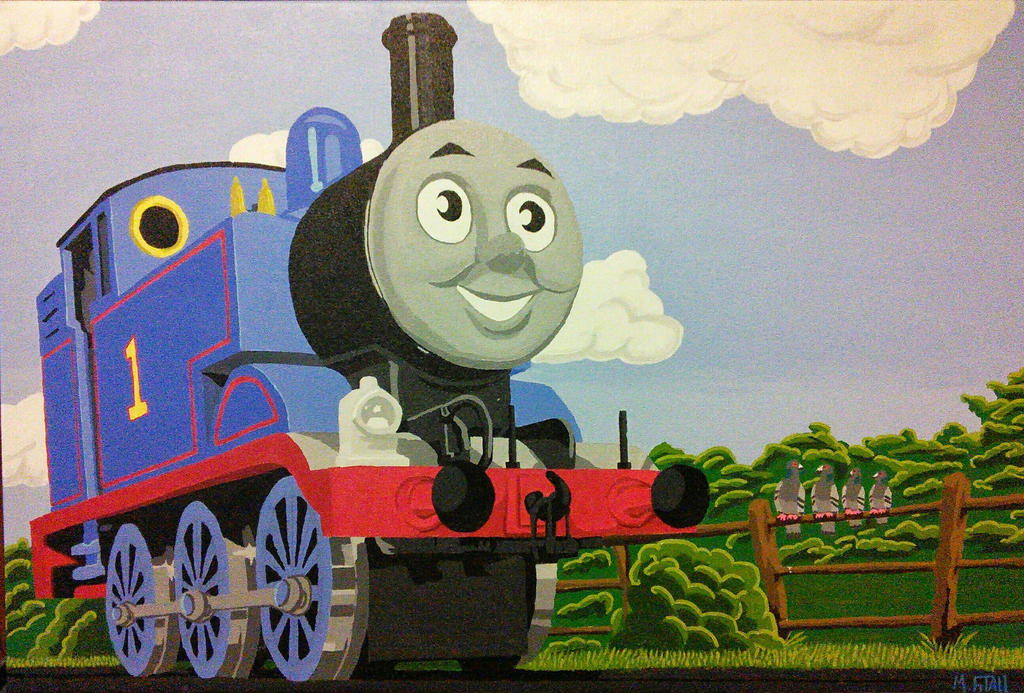 Thomas Drawing Deviantart Thomas the tank engine by bushwookiee on DeviantArt
