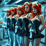 Robo-babe maids