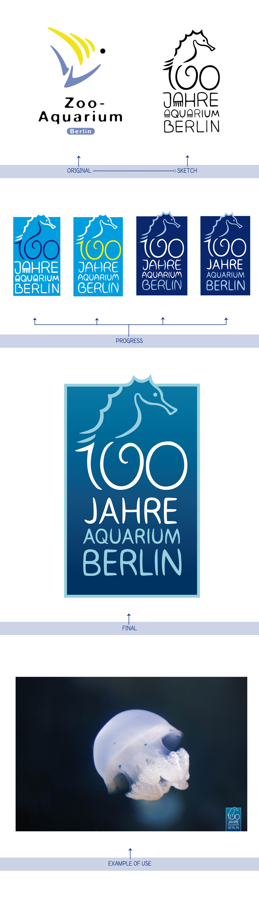 Aquarium Berlin Logo Progress