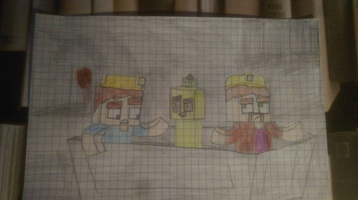 Minecraft : Minecart ride (Color Version) by Stevenafc11 on DeviantArt