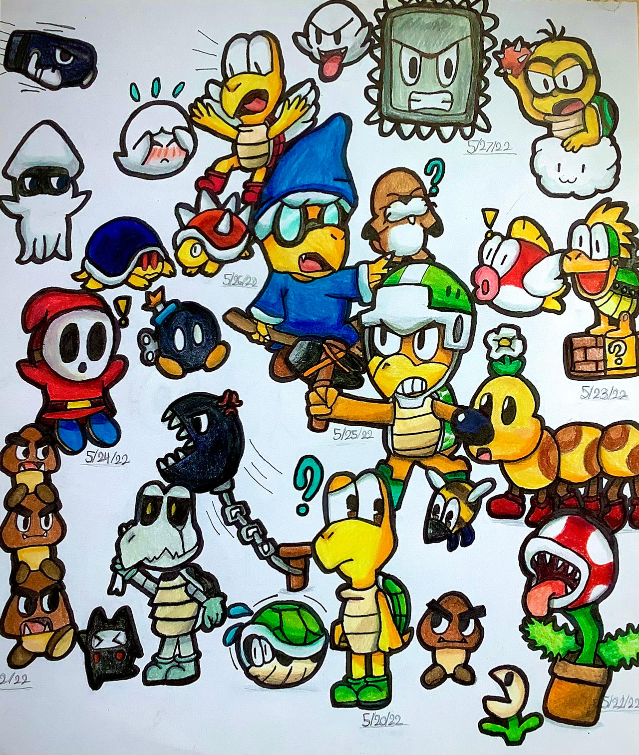 Shell Mario Enemies Super Mario Enemies Names