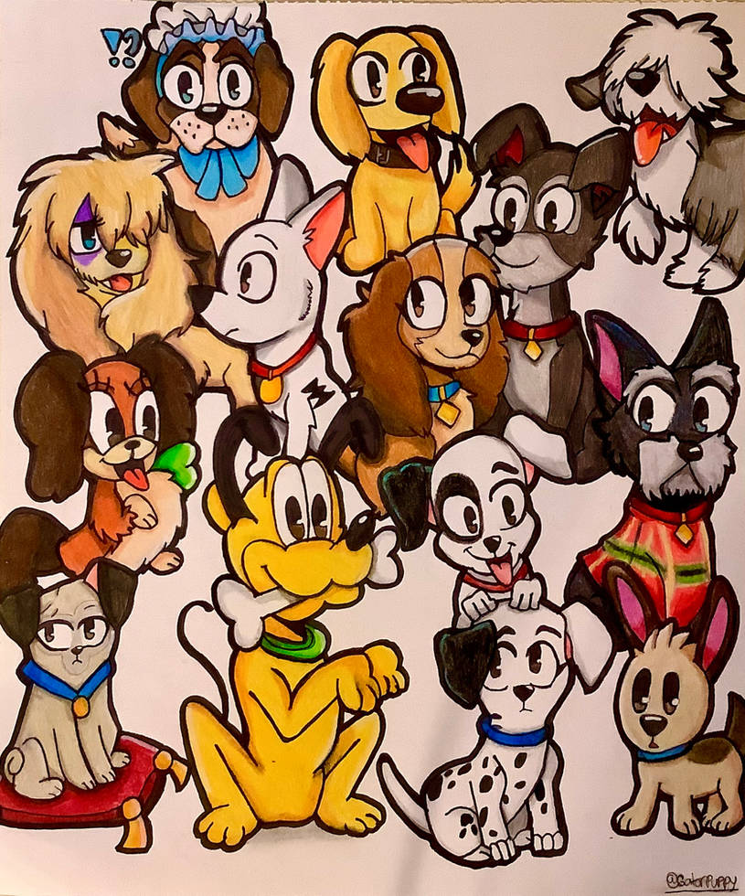 Deviantart Characters Dogs Disney Dogs by Gatorpuppy on DeviantArt
