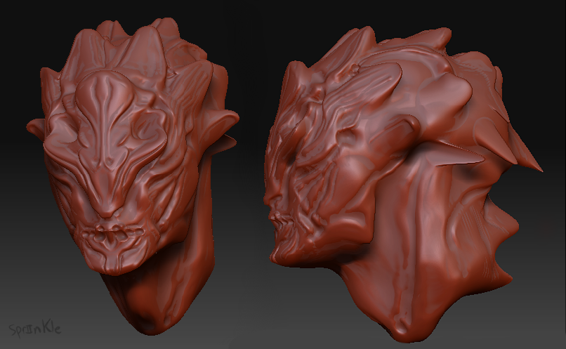 zbrush head